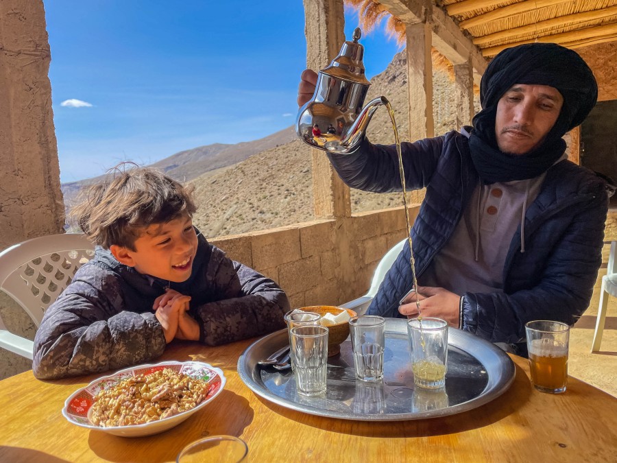 Tea Time in the Atlas Mountains, Morocco